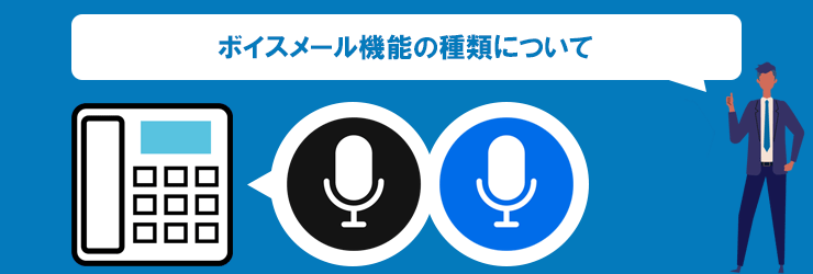 ボイスメール機能の種類について