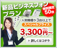 新品ビジネスフォンプラン