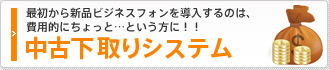 最初から新品ビジネスフォンを導入するのは、費用的にちょっと…という方に！！中古下取りシステム