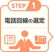 STEP1 電話回線の選定