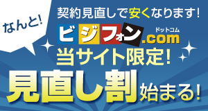 契約見直しで安くなります！当サイト限定！見直し割始まる！
