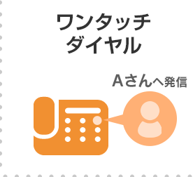 ワンタッチダイヤル
