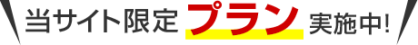 当サイト限定プラン実施中！