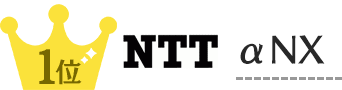 台数別売れ筋1位 NTT αNX