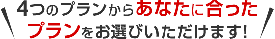 ひかり電話なら4つのプランからあなたに合ったプランをお選びいただけます！
