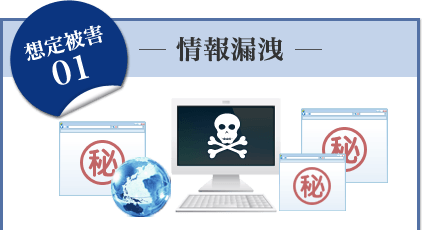 想定被害01 情報漏洩